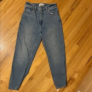 Abercrombie curve love high rise mom jeans